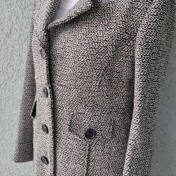 Giacca Elegant  Wool Blend Coat Classic Tailored Design - Picture 7 of 11